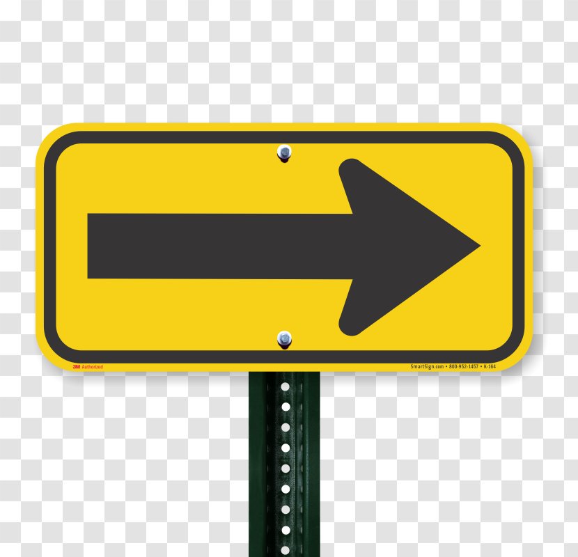 Traffic Sign Arrow Road Control - Signs Transparent PNG