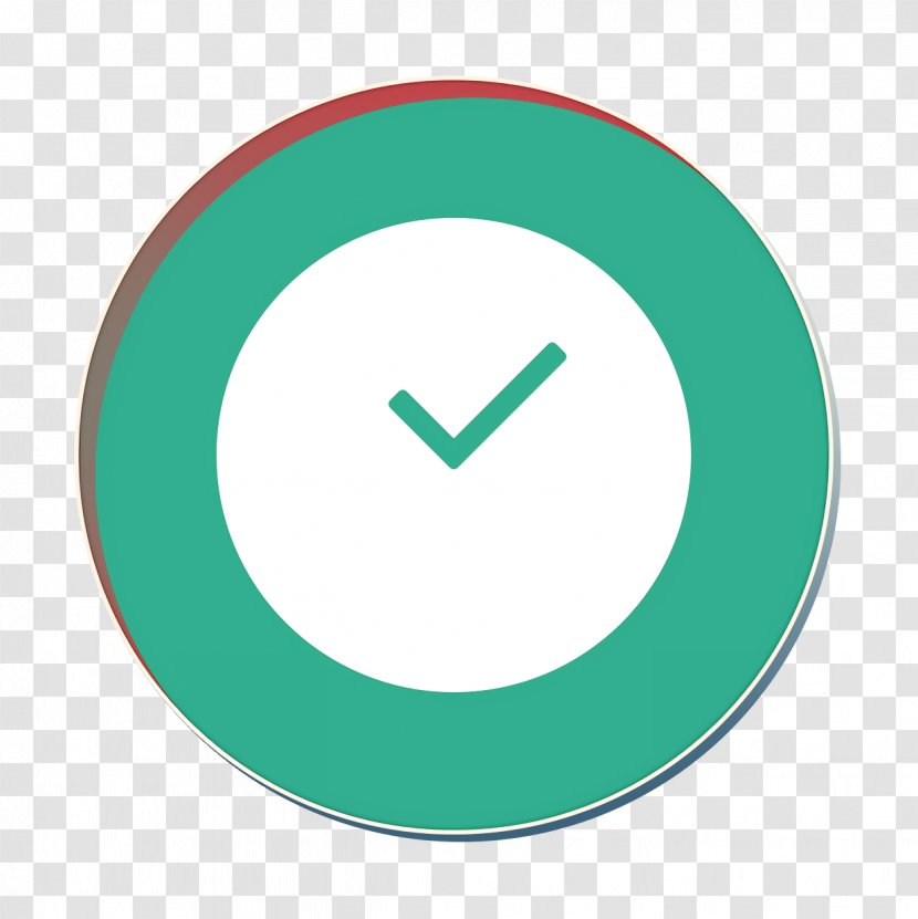 Cercle Icon Clock Deadline - Green - Logo Symbol Transparent PNG
