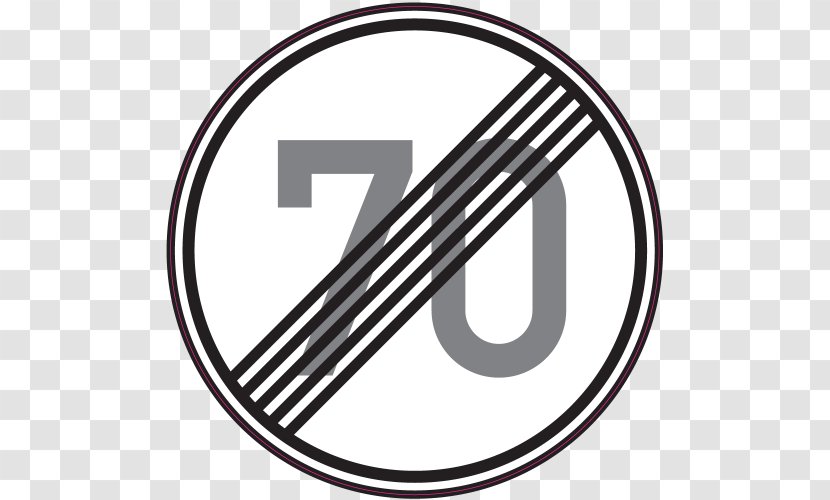 Speed Limit Autobahn Traffic Sign Germany Road - 5 Transparent PNG