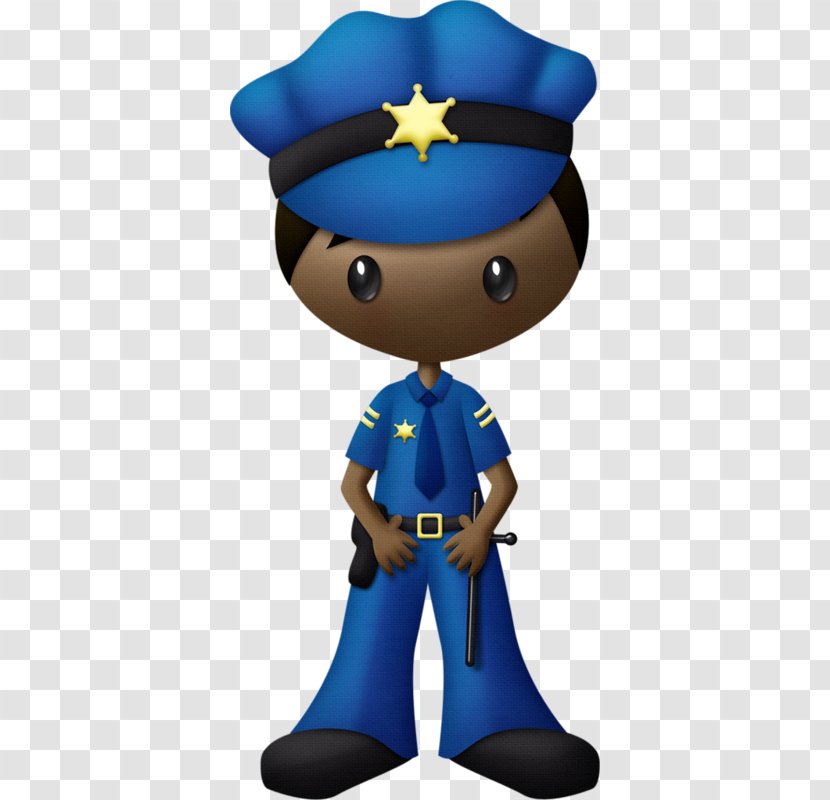 Police Cartoon - Drawing - Electric Blue Toy Transparent PNG