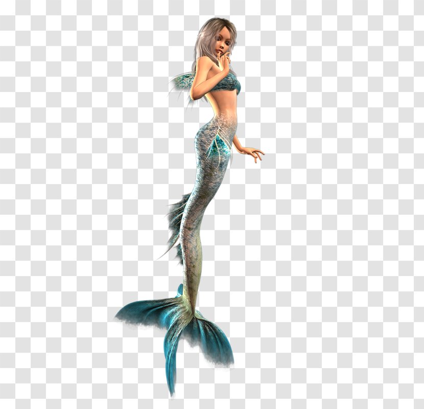 Mermaid PhotoScape - Nymph - 3d Post Transparent PNG