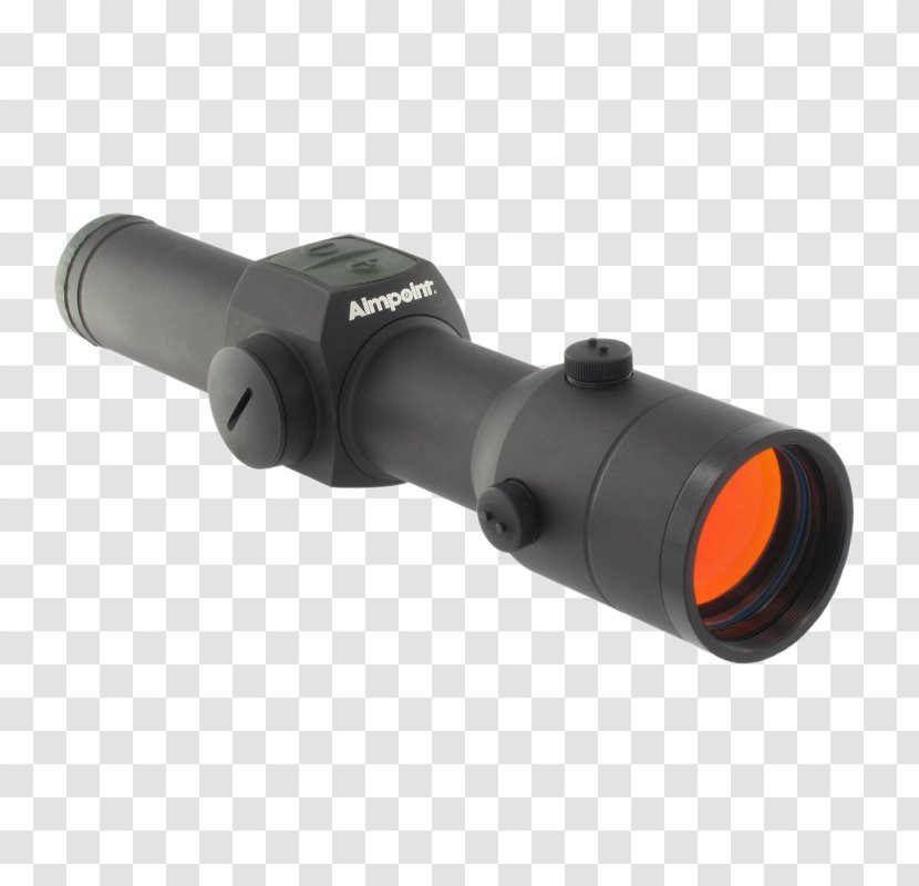 Aimpoint AB Red Dot Sight Hunting CompM4 Reflector - Cartoon - Silhouette Transparent PNG