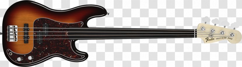 Fender Precision Bass Jaguar Guitar Fretless - Tree Transparent PNG