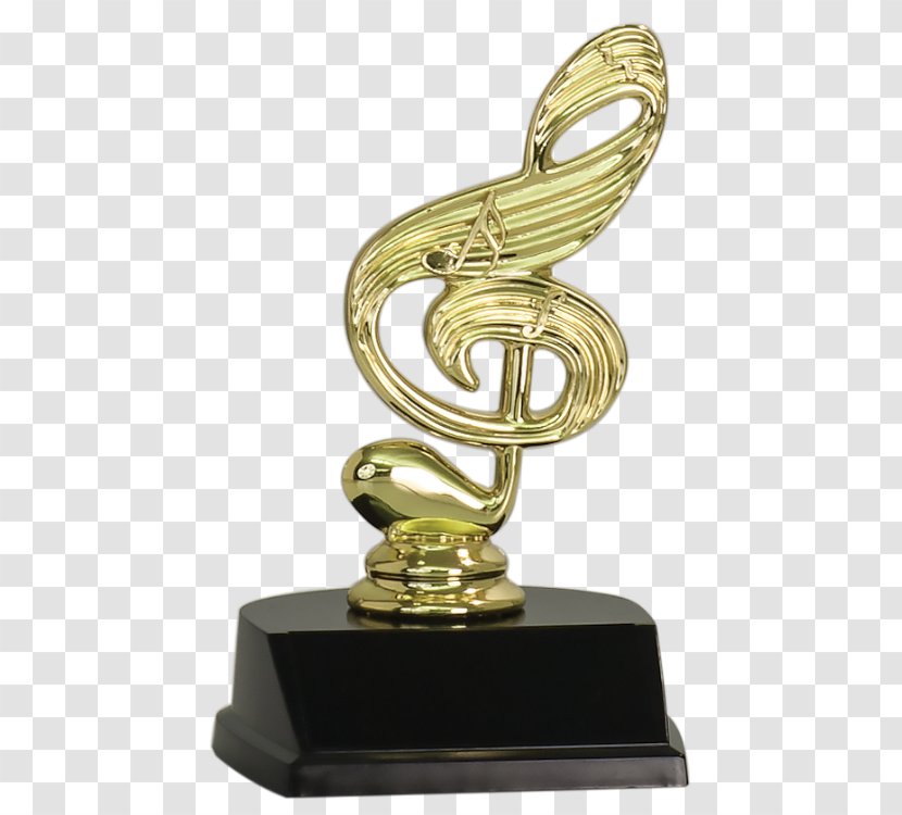 Musical Note Trophy Award Art - Flower - Heisman Transparent PNG