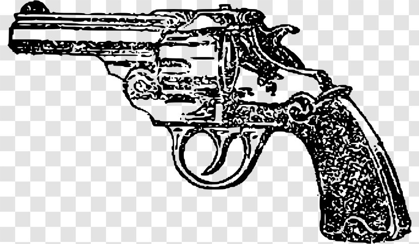 Revolver Antique Firearms Pistol Handgun - Clip - Gun Cowboy Transparent PNG