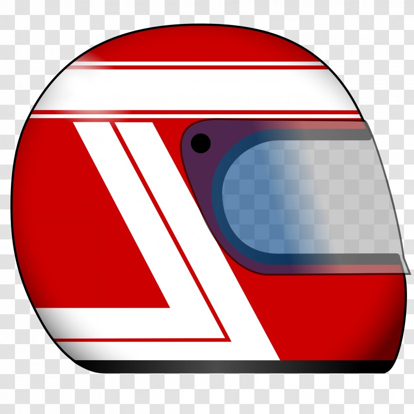 Motorcycle Helmets Formula 1 Vienna Race Car Driver February 22 - Red Transparent PNG