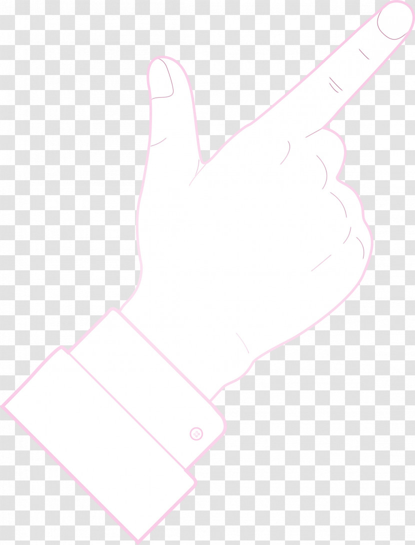 White Hand Finger Thumb Gesture Transparent PNG