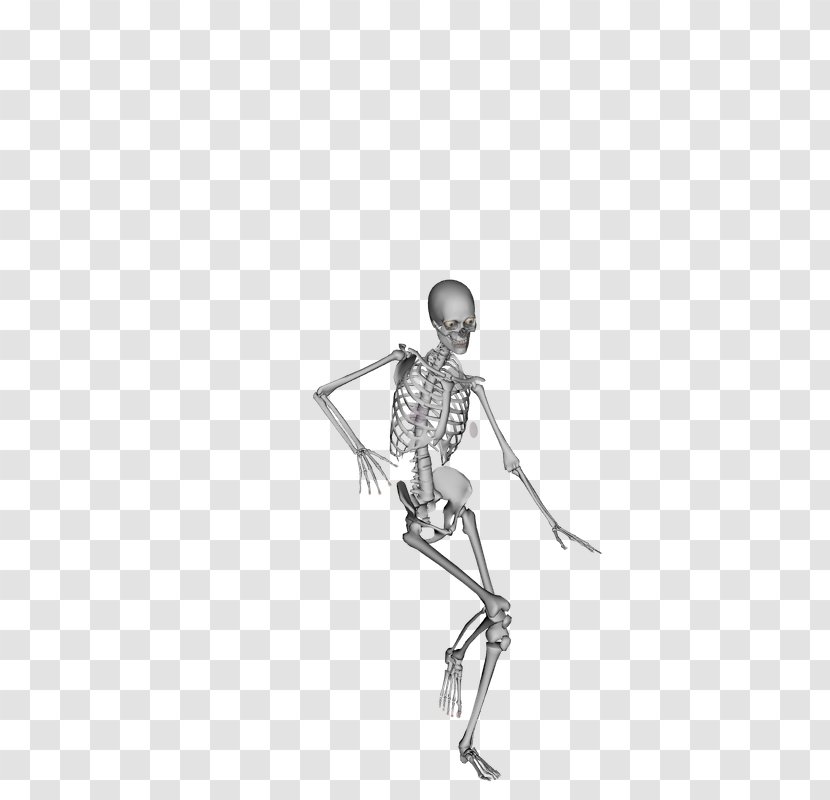 Skeleton Tap Dance Bone Move - Hand - Practice Transparent PNG