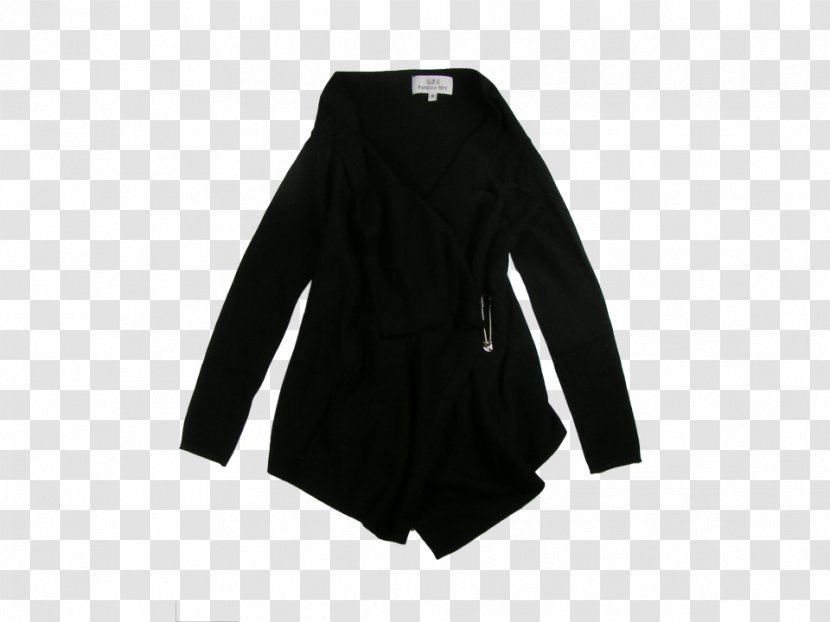 Cardigan Sleeve Jacket Black M - Clothing Transparent PNG