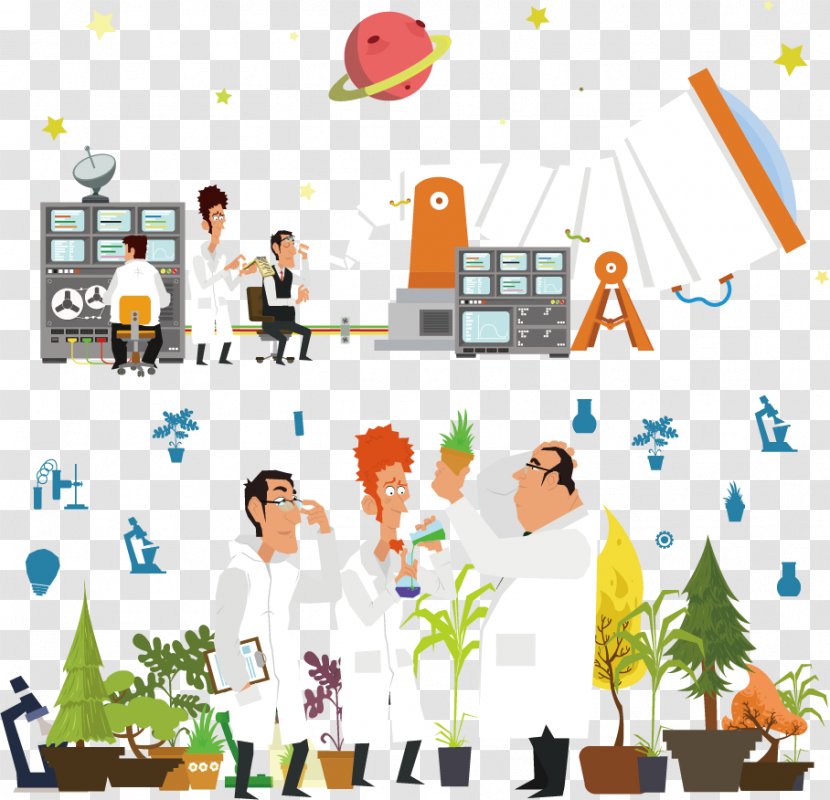 Technology Clip Art - Image Resolution - Vector Scientists Transparent PNG