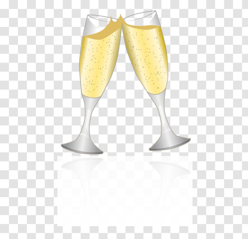 Champagne Glass Prosecco Clip Art - Toast Transparent PNG
