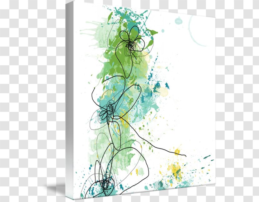 Floral Design Canvas Print Art Drawing - Organism - Painting Transparent PNG
