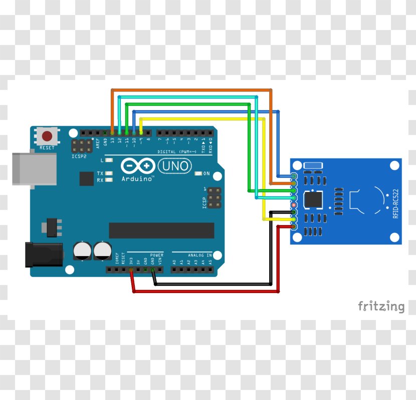 Arduino Liquid-crystal Display Device Radio-frequency Identification Sensor - Rfid Card Transparent PNG