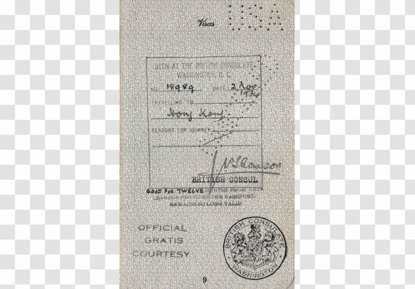 Paper Document Font - Passport Transparent PNG
