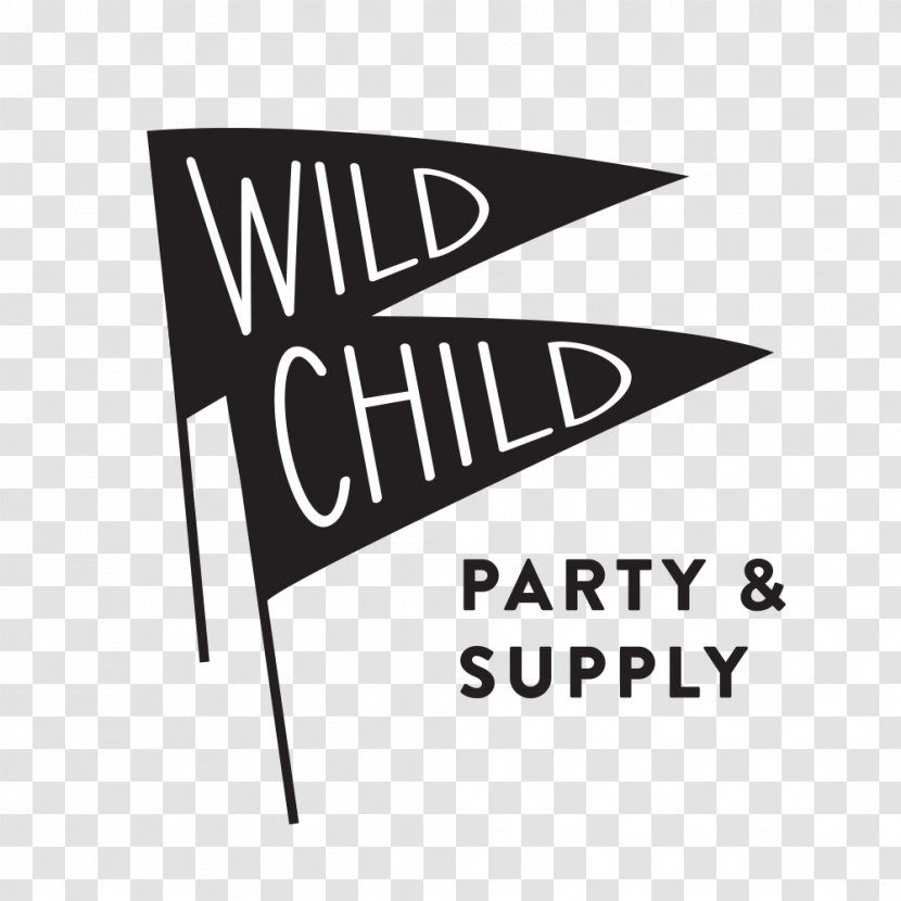 Logo Brand Font - Black - Wild Child Transparent PNG