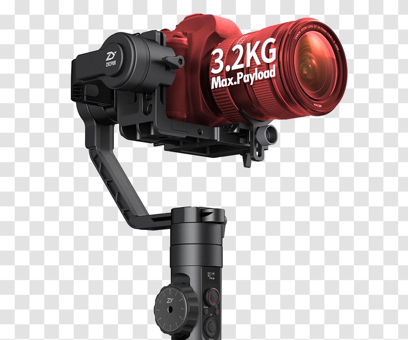 Zhiyun CRANE-2 3-Axis Stabilizer With Follow Focus Crane 2 Gimbal Digital SLR Camera Transparent PNG