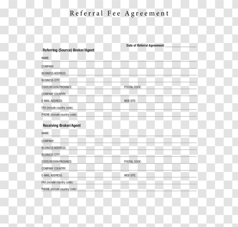 Template Contract Attorney's Fee Form - Cartoon - Tree Transparent PNG