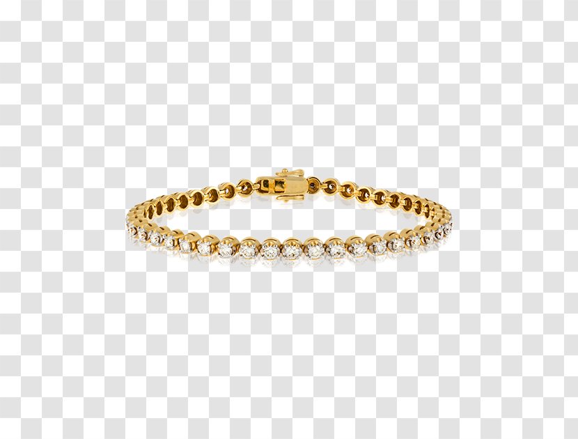 Bracelet Jewellery Diamond Carat Brilliant - Gold Transparent PNG