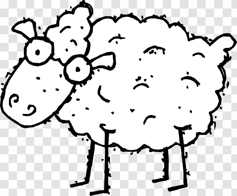 Black Sheep Cartoon Clip Art - Silhouette Transparent PNG