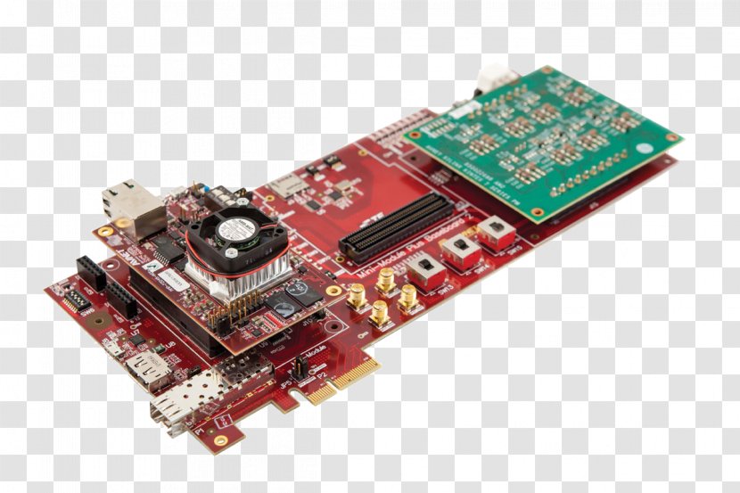 Graphics Cards & Video Adapters Xilinx Microcontroller Electronics System On A Chip - Sound Card - Baseboard Transparent PNG