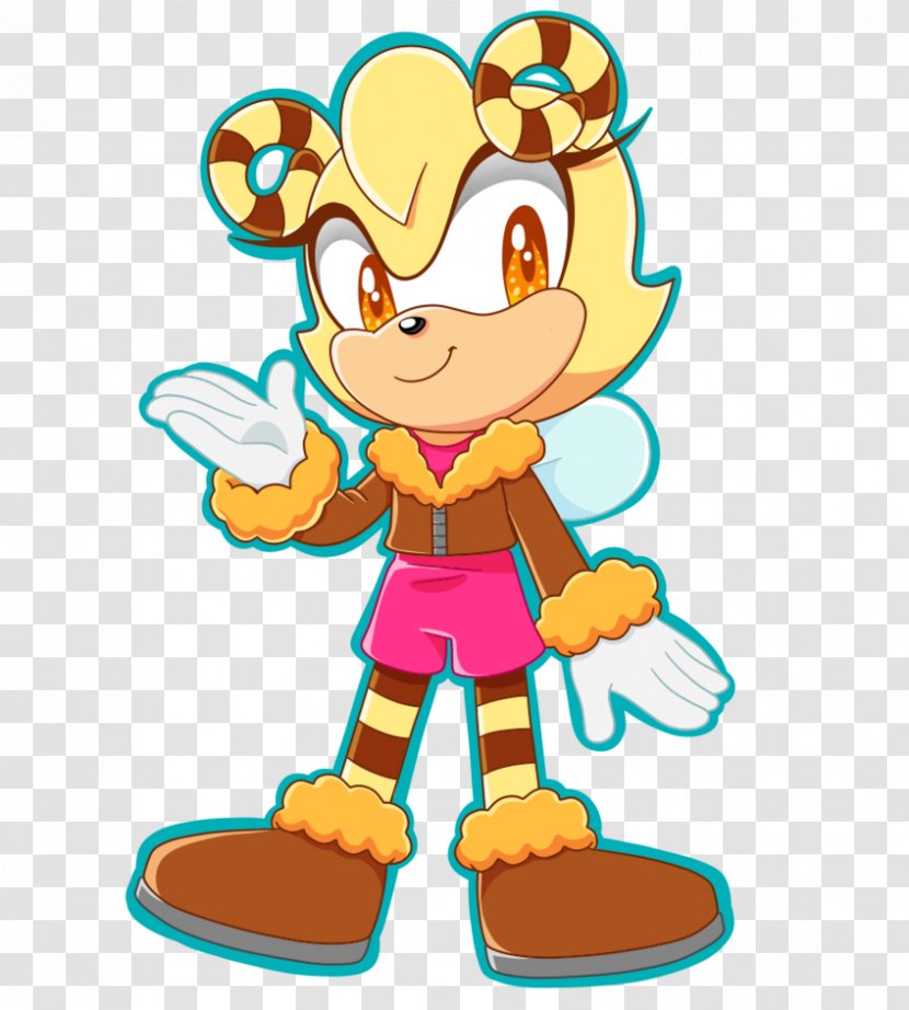 Charmy Bee Sonic The Hedgehog Tails Amy Rose Drawing - Coral Vector Transparent PNG
