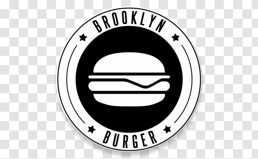 Brooklyn Burger City Take-out Hamburger Restaurant - Black And White - Pizza Transparent PNG