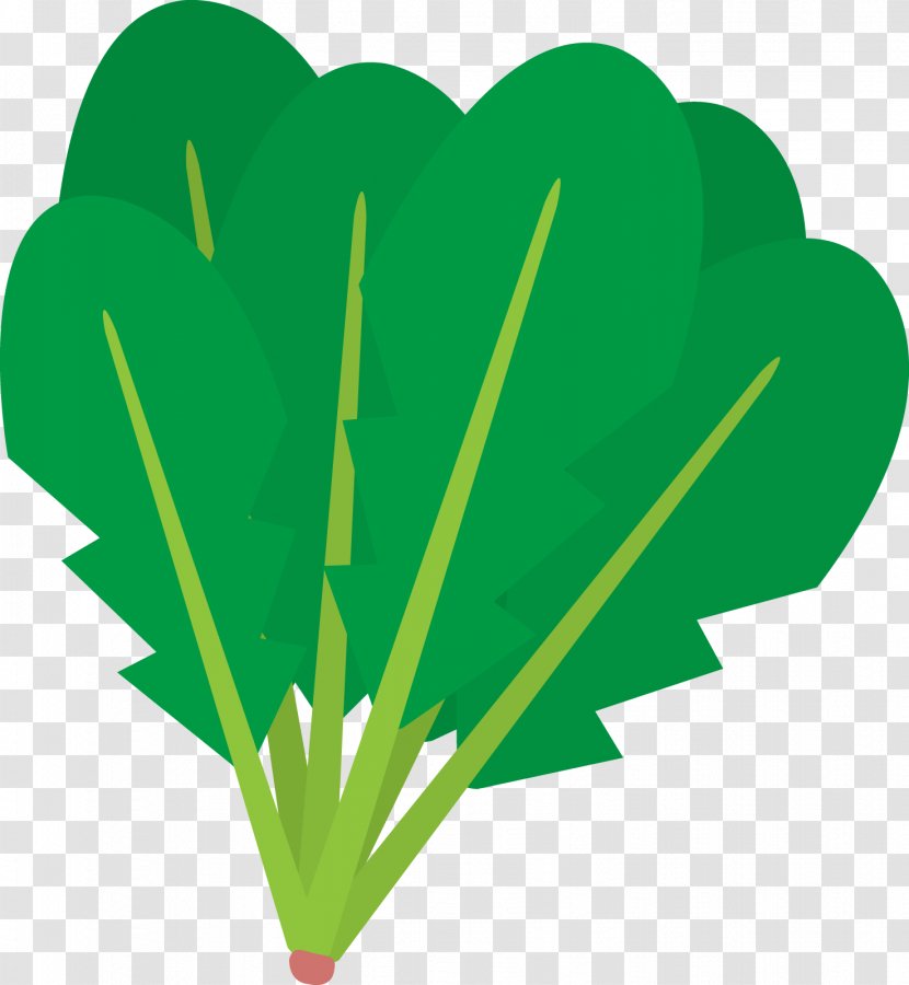 Silhouette Vegetable Spinach Food - Library Transparent PNG