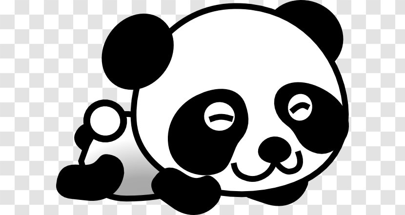 Giant Panda Bear Red Clip Art - Cliparts Transparent PNG