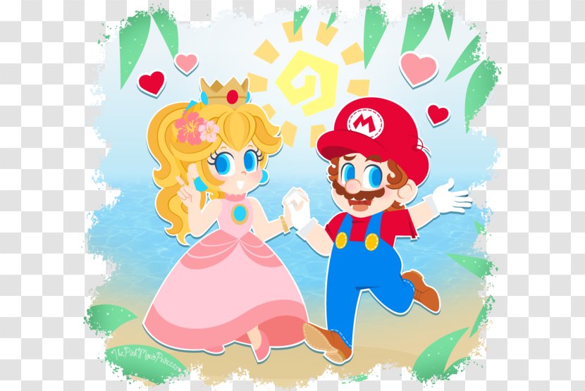 Super Princess Peach Drawing DeviantArt Fan Art - Mario Sunshine - Day Transparent PNG