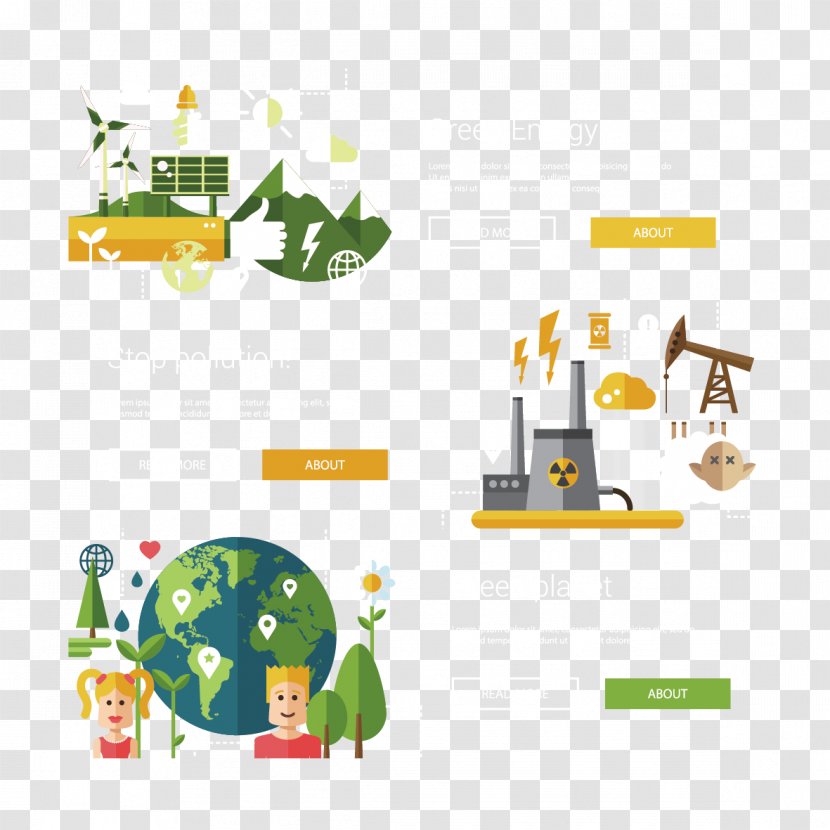 Earth Ecology Illustration - Gratis - Caring For The Vector Material Transparent PNG