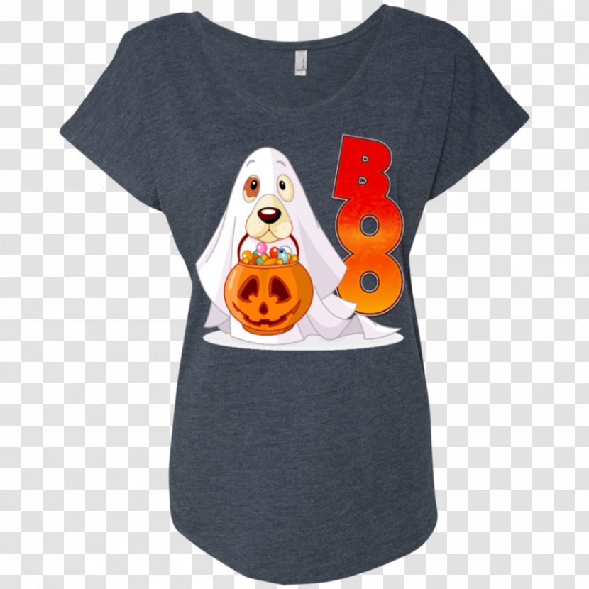T-shirt Dog Puppy Boo Sleeve - Halloween Transparent PNG