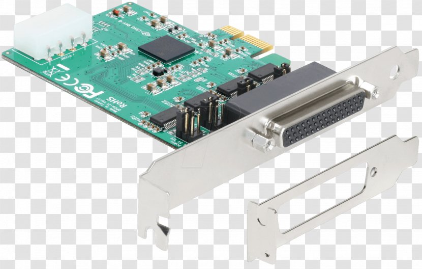 Electrical Connector RS-232 PCI Express Serial Port Computer - Interface - Expresscard Transparent PNG