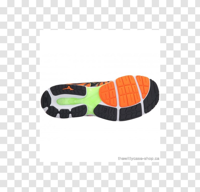 Sneakers Shoe Mizuno Corporation Blue Running - Orange Transparent PNG