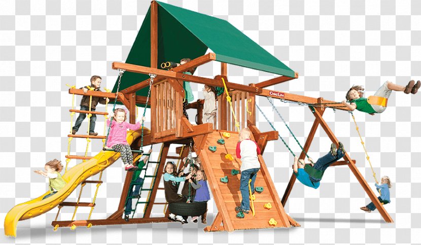 Playground Outdoor Playset Swing FunMakers Jungle Gym - Calabasas - Wood Transparent PNG