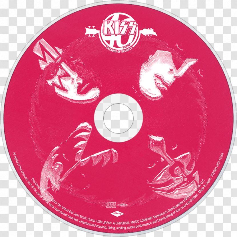 Compact Disc Kiss 40 Album Cover - Frame Transparent PNG