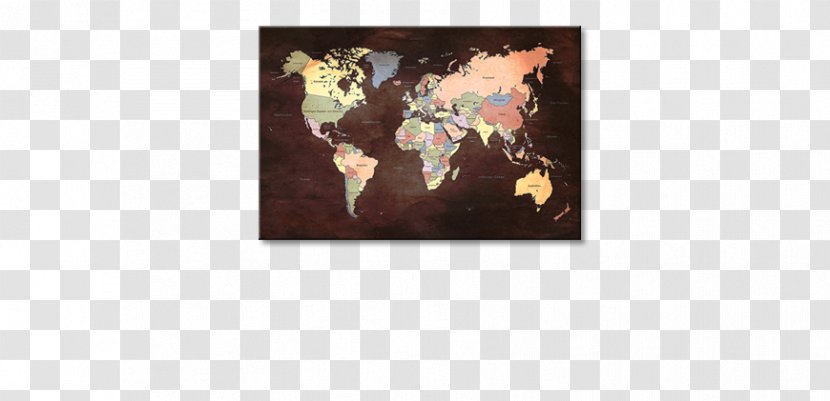 World Map Etsy Craft - Hand Painted Ice Cream Transparent PNG