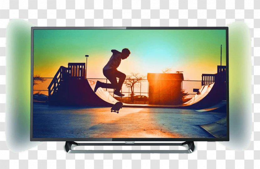 LED-backlit LCD 4K Resolution Smart TV Ambilight 0 - Led Backlit Lcd Display - Heureka Shopping Transparent PNG
