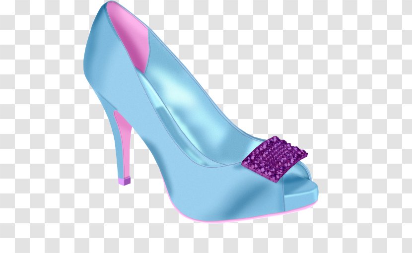 High-heeled Footwear Shoe Blue - High Heels Transparent PNG