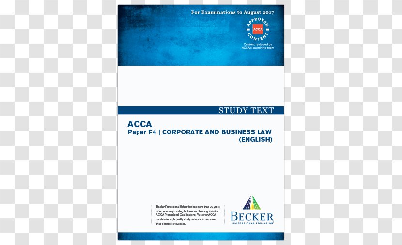 Association Of Chartered Certified Accountants Paper Accounting Business - Media Transparent PNG