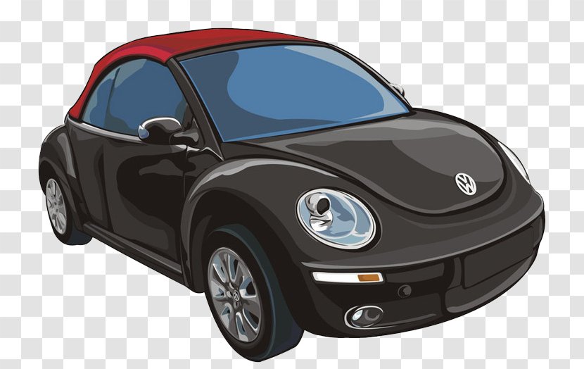 Volkswagen New Beetle Mid-size Car Window - Vehicle Door Transparent PNG