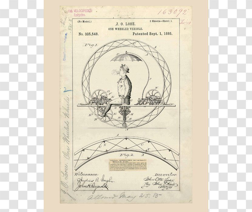 Patent Drawing United States Bicycle - Flower Transparent PNG