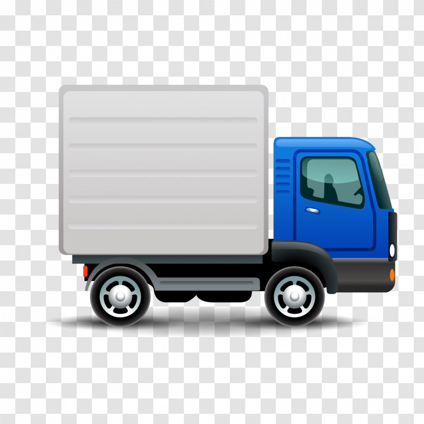 Pickup Truck Van Car Vector Graphics - Vehicle - Goods Wagons Transparent PNG