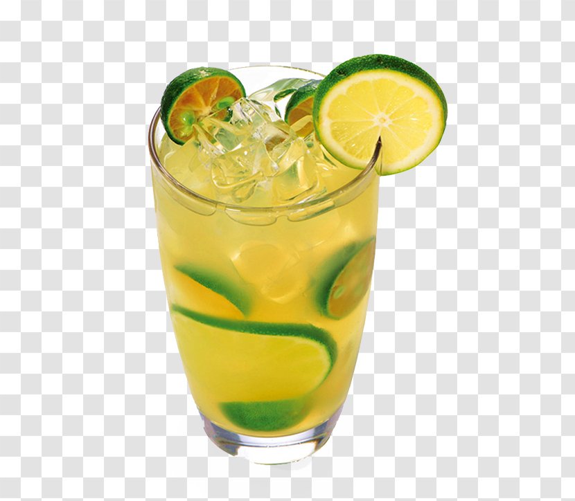 Iced Tea Lemon Kumquat - Lime Juice - Frozen Drink Transparent PNG