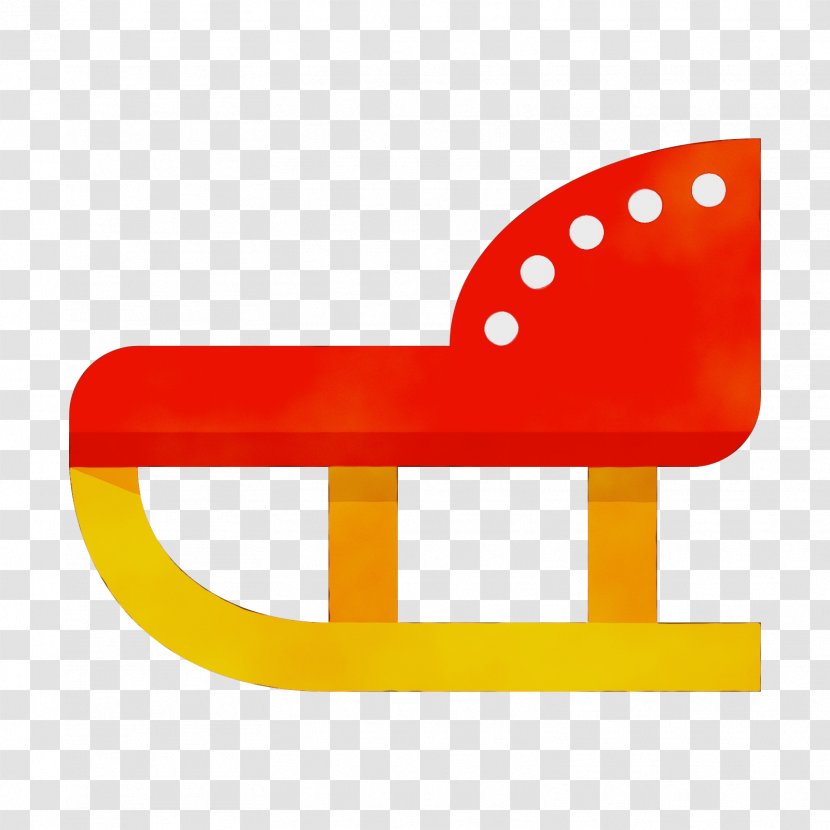 Orange - Furniture - Chair Transparent PNG