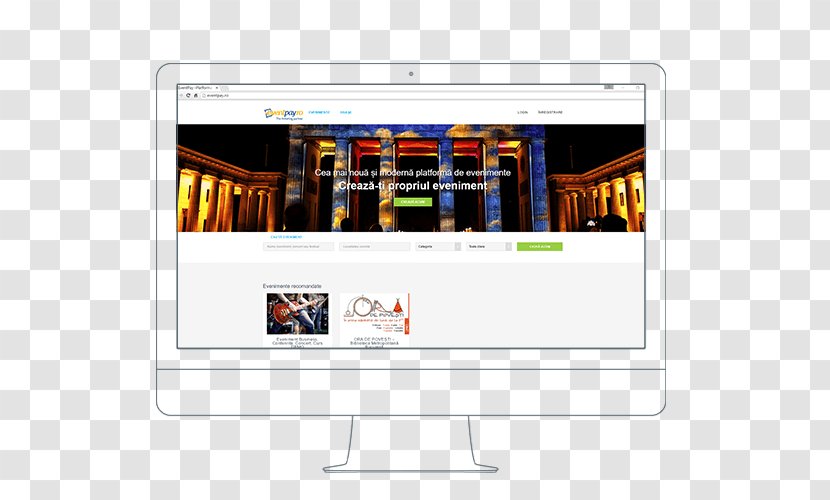 Display Device Brandenburg Gate Advertising Multimedia - Interface Demonstration Transparent PNG