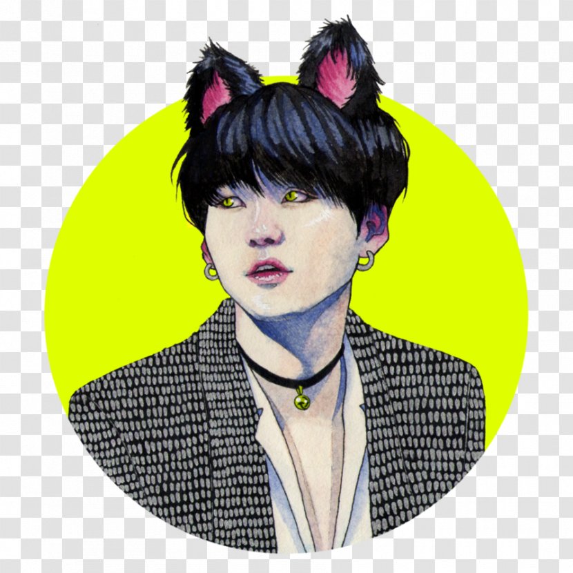 Suga Fan Art BTS DeviantArt - Deviantart - Watercolor Ink Transparent PNG