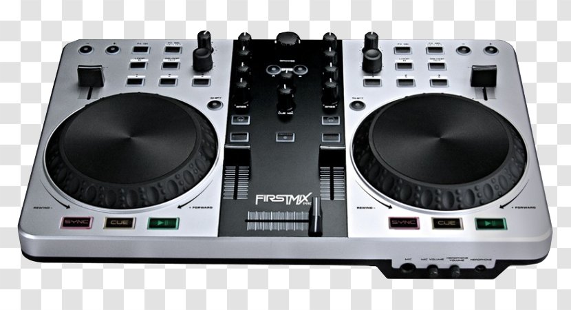 DJ Controller Disc Jockey MIDI Controllers Gemini FIRSTMIX PRO USB Mixer Computer Software - Dj - Technology Transparent PNG