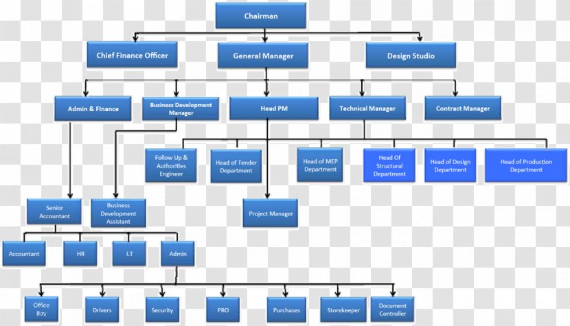 Organizational Chart Structure Business Plan - Organization Transparent PNG