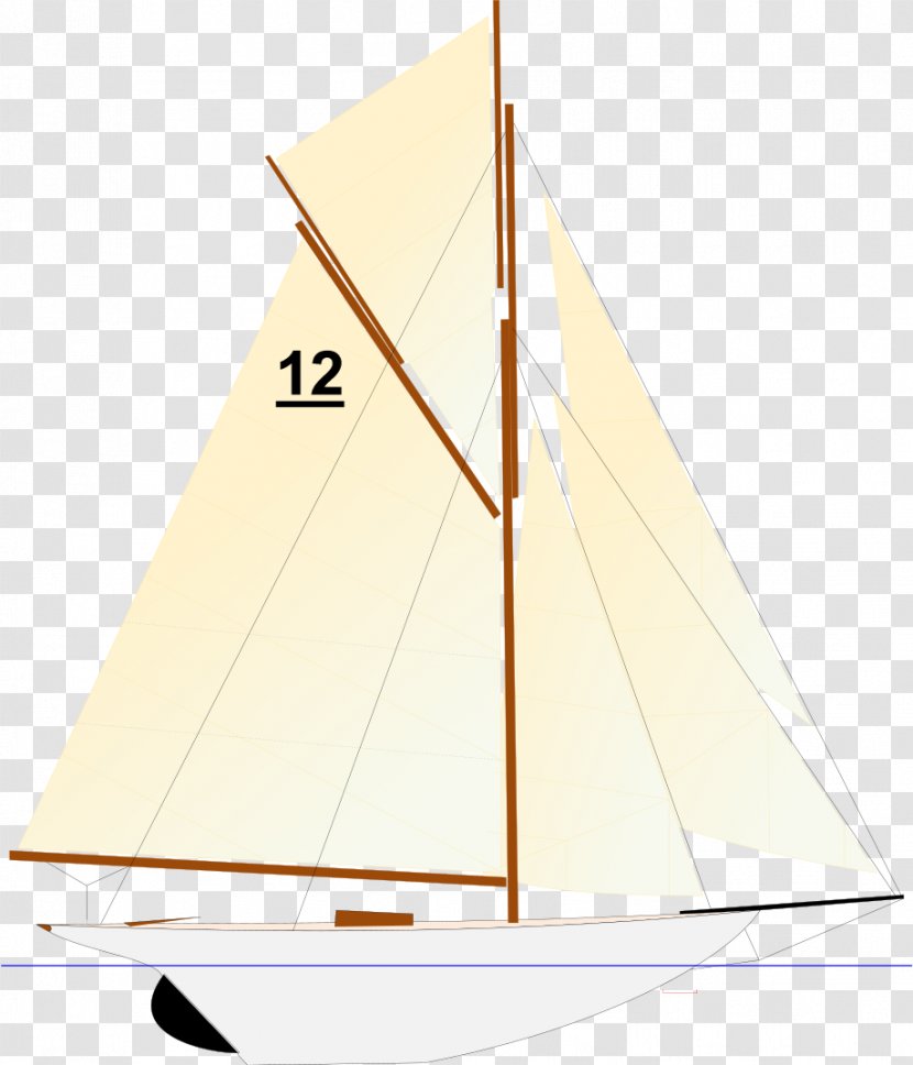 Sailing Scow Yawl Lugger - Sail Transparent PNG