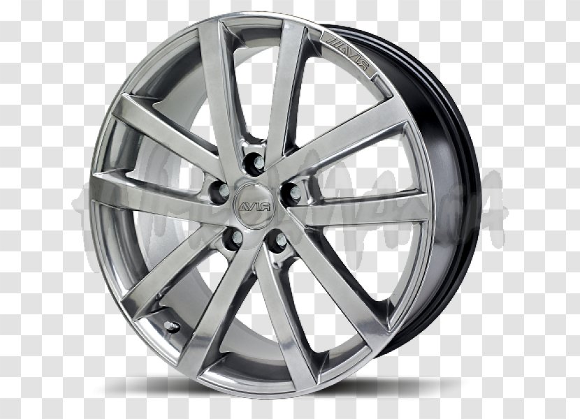 Alloy Wheel Car Spoke Tire Rim - Auto Part Transparent PNG